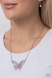 Weekend WINGS - Purple Necklace - Paparazzi Accessories Necklace Bedazzle Me Pretty Mobile Fashion Boutique