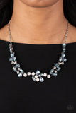 Welcome to the Ice Age - Blue Necklace - Paparazzi Accessories Necklace Bedazzle Me Pretty Mobile Fashion Boutique
