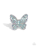 Were Soarin Flyin - Blue Ring - Paparazzi Accessories Ring Bedazzle Me Pretty Mobile Fashion Boutique