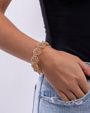 Were You Dazzled? - Brown Bracelet - Paparazzi Accessories Bracelet Bedazzle Me Pretty Mobile Fashion Boutique