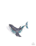 Whale of a Time - Blue Ring - Paparazzi Accessories Ring Bedazzle Me Pretty Mobile Fashion Boutique