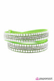 What Your Mama Gave You - Green Bracelet - Paparazzi Accessories Bracelet Bedazzle Me Pretty Mobile Fashion Boutique