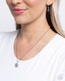Where Do BUTTERFLIES Go? - Green Necklace - Paparazzi Accessories Necklace Bedazzle Me Pretty Mobile Fashion Boutique