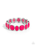 Whimsical Glow - Pink Bracelet - Paparazzi Accessories Bracelet Bedazzle Me Pretty Mobile Fashion Boutique