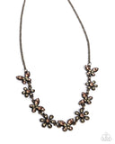 Whimsical Indulgence - Brass Complete Look  - Paparazzi Accessories Bedazzle Me Pretty Mobile Fashion Boutique