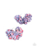 Whimsical Walk - Purple Earrings - Paparazzi Accessories Earrings Bedazzle Me Pretty Mobile Fashion Boutique
