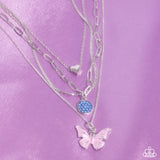 Whimsical Wardrobe - Pink Necklace - Paparazzi Accessories Necklace Bedazzle Me Pretty Mobile Fashion Boutique