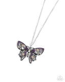 Whimsical Weekday - Purple Necklace - Paparazzi Accessories Necklace Bedazzle Me Pretty Mobile Fashion Boutique