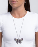 Whimsical Weekday - Purple Necklace - Paparazzi Accessories Necklace Bedazzle Me Pretty Mobile Fashion Boutique