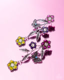 Whimsical Weekend - Multi Post Earrings - Paparazzi Accessories Post Earrings Bedazzle Me Pretty Mobile Fashion Boutique