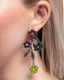Whimsical Weekend - Multi Post Earrings - Paparazzi Accessories Post Earrings Bedazzle Me Pretty Mobile Fashion Boutique