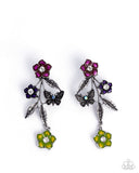 Whimsical Weekend - Multi Post Earrings - Paparazzi Accessories Post Earrings Bedazzle Me Pretty Mobile Fashion Boutique