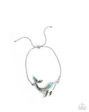 Whimsical Whale - Blue Bracelet - Paparazzi Accessories Bracelet Bedazzle Me Pretty Mobile Fashion Boutique