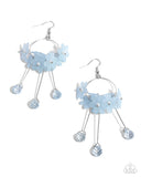 Whimsical Work - Blue Earrings - Paparazzi Accessories Earrings Bedazzle Me Pretty Mobile Fashion Boutique