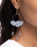Whimsical Work - Blue Earrings - Paparazzi Accessories Earrings Bedazzle Me Pretty Mobile Fashion Boutique