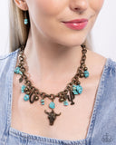 Wild West Whimsy - Brass Complete Look  - Paparazzi Accessories Bedazzle Me Pretty Mobile Fashion Boutique