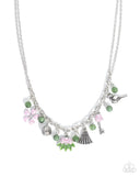 Wilderness Welcome - Green Necklace - Paparazzi Accessories Necklace Bedazzle Me Pretty Mobile Fashion Boutique