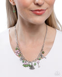 Wilderness Welcome - Green Necklace - Paparazzi Accessories Necklace Bedazzle Me Pretty Mobile Fashion Boutique