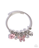 Windblown Whimsy - Pink Bracelet - Paparazzi Accessories Bracelet Bedazzle Me Pretty Mobile Fashion Boutique