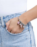 Windblown Whimsy - Pink Bracelet - Paparazzi Accessories Bracelet Bedazzle Me Pretty Mobile Fashion Boutique