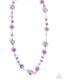 Wishful Whimsy - Purple Necklace - Paparazzi Accessories Necklace Bedazzle Me Pretty Mobile Fashion Boutique