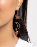 Wishfully Western - Copper Earrings - Paparazzi Accessories Earrings Bedazzle Me Pretty Mobile Fashion Boutique