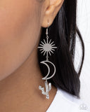 Wishfully Western - Silver Earrings - Paparazzi Accessories Earrings Bedazzle Me Pretty Mobile Fashion Boutique