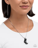 Witchs Fitting - Black Necklace - Paparazzi Accessories Necklace Bedazzle Me Pretty Mobile Fashion Boutique