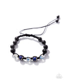 WOOD You Mind? - Blue Bracelet - Paparazzi Accessories Bracelet Bedazzle Me Pretty Mobile Fashion Boutique