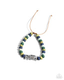 Word of Faith - Green Bracelet - Paparazzi Accessories Bracelet Bedazzle Me Pretty Mobile Fashion Boutique