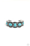 World Traveler - Blue Bracelet - Paparazzi Accessories Bracelet Bedazzle Me Pretty Mobile Fashion Boutique