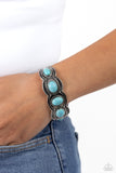 World Traveler - Blue Bracelet - Paparazzi Accessories Bracelet Bedazzle Me Pretty Mobile Fashion Boutique