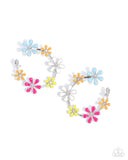 Wreathed Welcome - Multi Post Earrings - Paparazzi Accessories Post Earrings Bedazzle Me Pretty Mobile Fashion Boutique