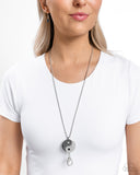 Yin and Yang Year - Black Lanyard - Paparazzi Accessories Lanyard Bedazzle Me Pretty Mobile Fashion Boutique