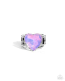 Youthful Yearbook - Purple Ring - Paparazzi Accessories Ring Bedazzle Me Pretty Mobile Fashion Boutique