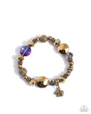 Zoology Degree - Purple Bracelet - Paparazzi Accessories Bracelet Bedazzle Me Pretty Mobile Fashion Boutique