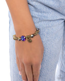 Zoology Degree - Purple Bracelet - Paparazzi Accessories Bracelet Bedazzle Me Pretty Mobile Fashion Boutique