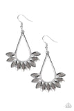 Be On Guard - Silver Earrings - Paparazzi Accessories