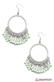 Wild Style - Green Earrings - Paparazzi Accessories