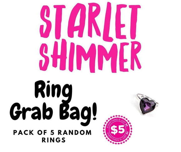 Starlet Shimmer - Kids Ring Grab Bag - Paparazzi Accessories