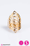 Adorably Adobe - Gold Ring - Paparazzi Accessories