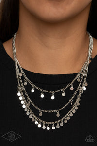 Always On CHIME - Silver Necklace - Paparazzi Accessories