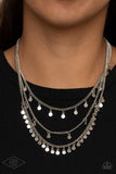 Always On CHIME - Silver Necklace - Paparazzi Accessories