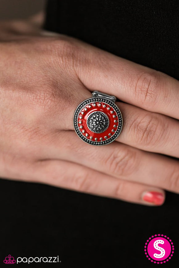 in-a-field-of-roses,-be-a-wildflower-red-ring-paparazzi-accessories