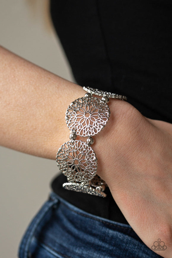 A Good MANDALA Is Hard To Find - Silver Bracelet - Paparazzi Accessories