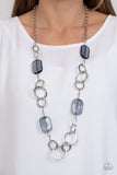 Stained Glass Glamour - Silver Necklace - Paparazzi Accessories
