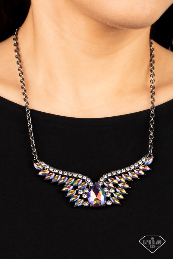 Smoldering Shimmer - Multi Necklace - Paparazzi Accessories