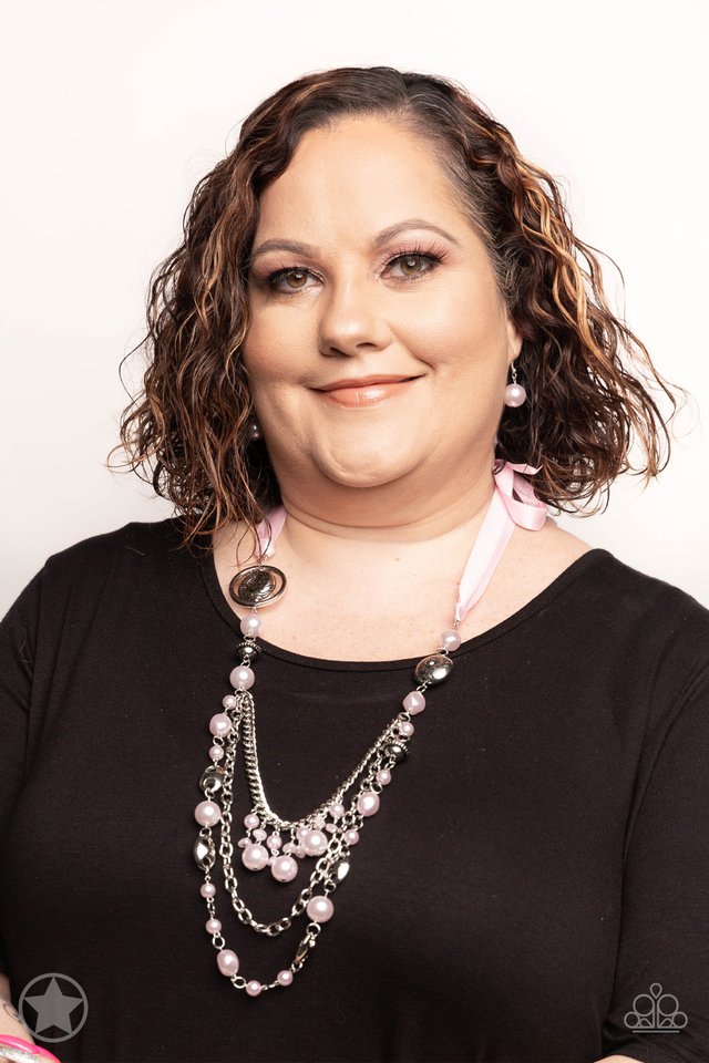 Paparazzi all the trimmings pink Clearance