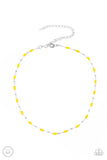 Urban Expo - Yellow Necklace - Paparazzi Accessories