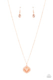 Lovestruck Shimmer - Copper Necklace - Paparazzi Accessories